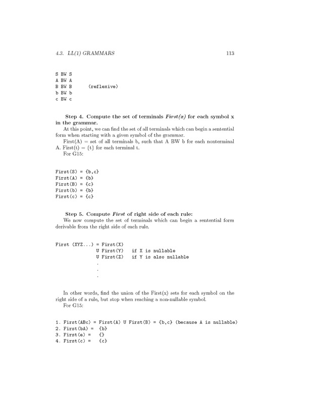 Compiler Design: Theory, Tools, and Examples - Page 113
